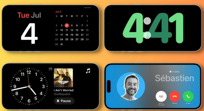 濮阳苹果手机维修分享iOS17横屏充电待机显示有什么好处 