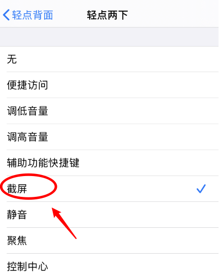濮阳苹果手机维修分享iPhone12如何启用双击截屏 